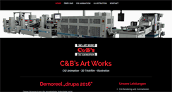 Desktop Screenshot of cbsartworks.com