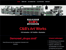 Tablet Screenshot of cbsartworks.com